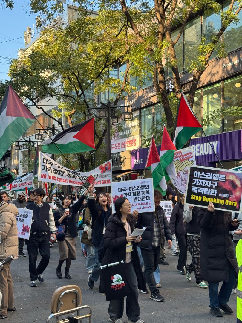 protest in Korea🇰🇷