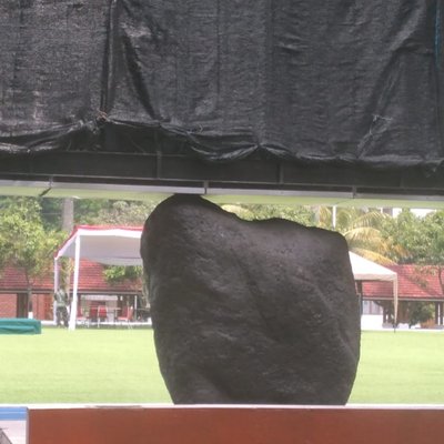 Stone Under Billboard