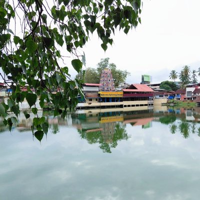 Temple pond