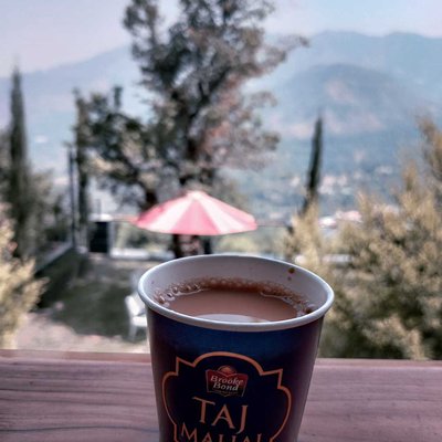 Chai in this serene view 