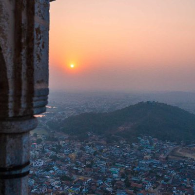Sunset of Ramtek.
