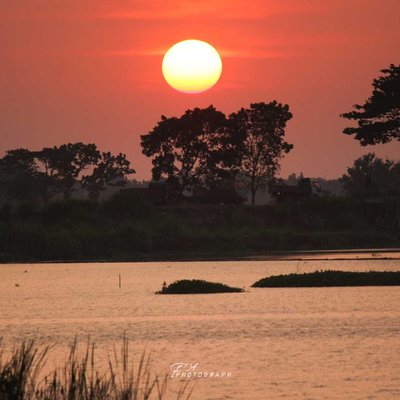 Sunset Terfavorit di Perbatasan Kabupaten Kediri