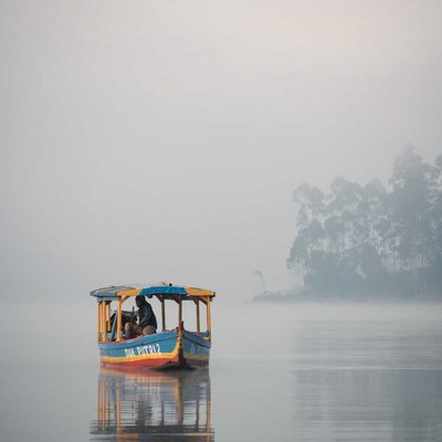 Kabut Pagi di Situ Cileunca