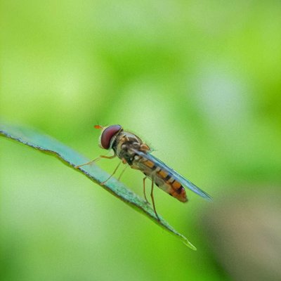 marmalade hoverfly.