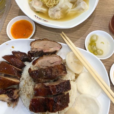 Hawker Chan for dinner!