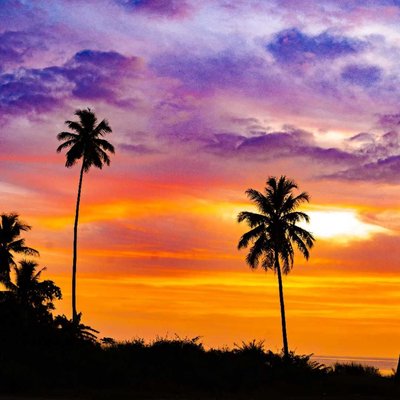 Sunset at Sawang, Tapaktuan Beach, Aceh