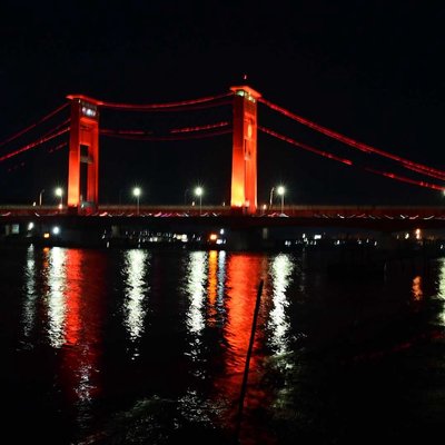 jembatan Ampera Saat malam