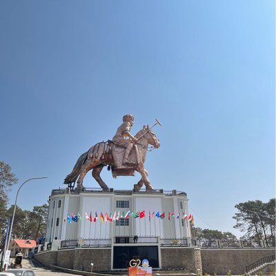the grate polo statue of manipur 