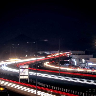 Beautiful Light Trails 