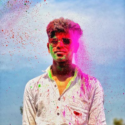 happy holi 🎉😇