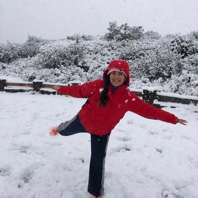 disfrutando de la nieve ❄️ #santacruz #nieve #peritomoreno