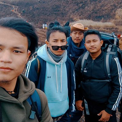 Tracking at Mt. Koubru 