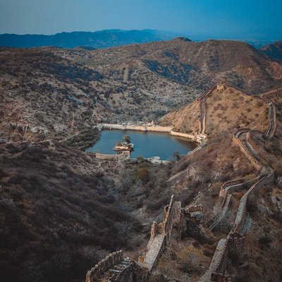 Beautiful view from Amer Fort