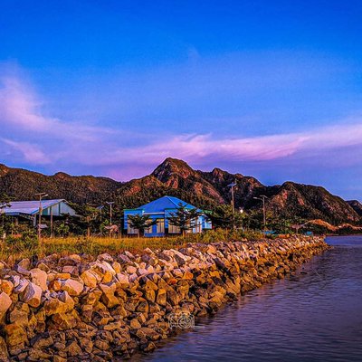 sore mwnjelang magrib, perpaduan warna yg sempurna