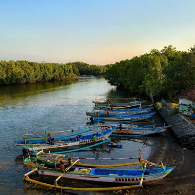 Muara sungai Puger, Jember