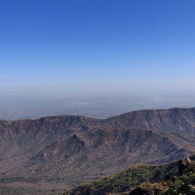 beautiful nature at top of Girnar hill 