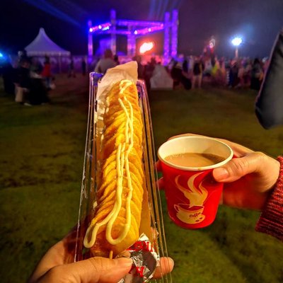 Potato rolls & Karak Chai 