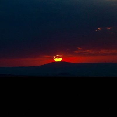 Zachod słońca nad Nemrutem