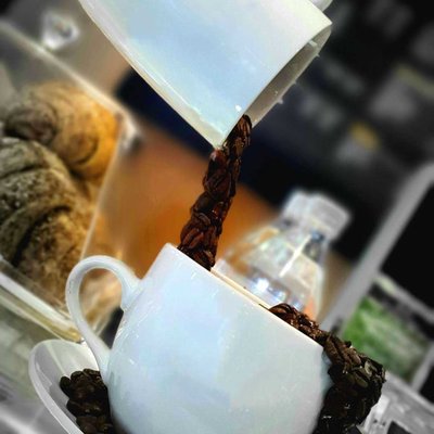 Beautiful art of Coffee Cup