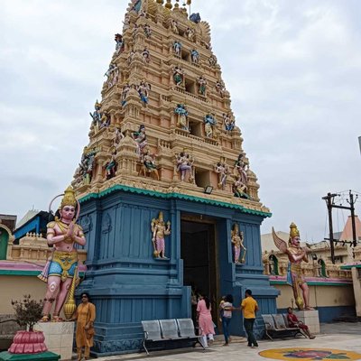 front gate view balaji temple 