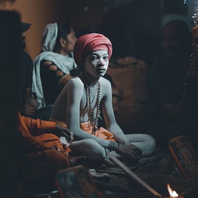 portrait from bhavnath fair