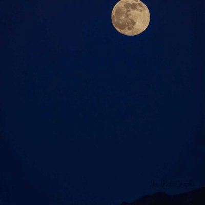 Full Moon with landscape