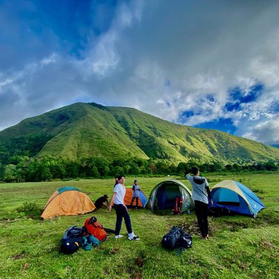 Camp in the Savana Dandaun Lombok