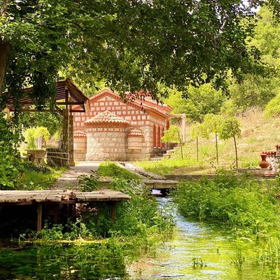 Springs of Black Drim river