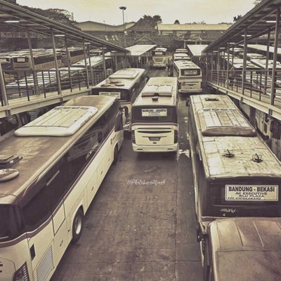 Terminal Leuwi Panjang - Vintage Photography