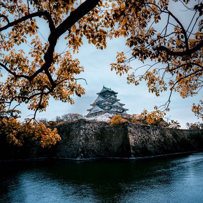 osaka castle in frame🙏🏻
