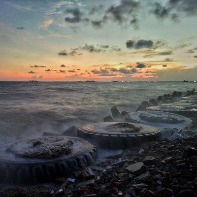 Spot mancing Belakang ruko bandar Balikpapan