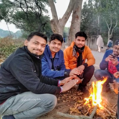 "Bonfire🔥 in the Cold Weather"