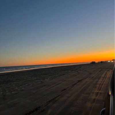 sunset en la playa de Carilo 