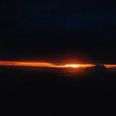 on fire