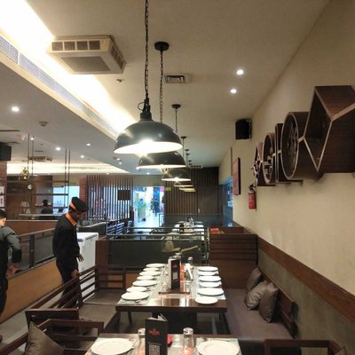 in restaurant 