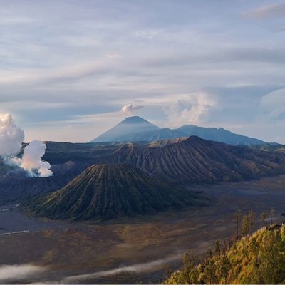 The beauty of Bromo view after dawn
