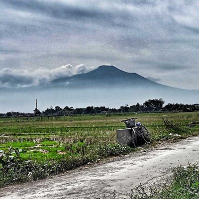 Gunung Slamet dari Pajerukan 