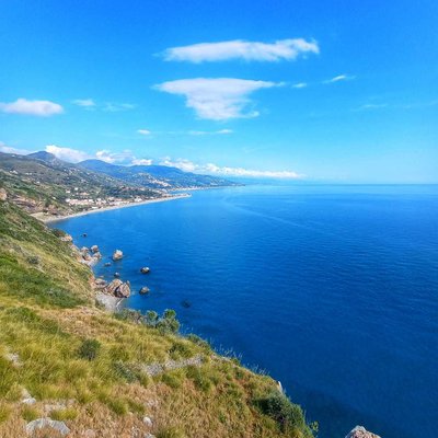 Vista desde adentro de la torre 🇮🇹🏞️🚲😱