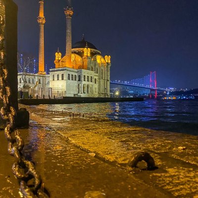 Ortaköy Camii ve Boğaz Köprüsü