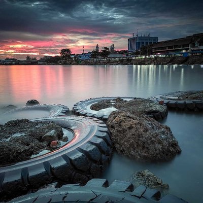 Sunset di Ban-ban Ruko Bandar