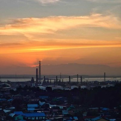 Senja di kota minyak Balikpapan