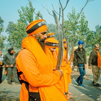 Guru teg Bahadur Singh ji ki chadar 
