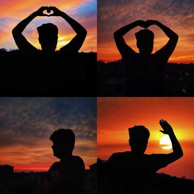 Sunset Pose ❤