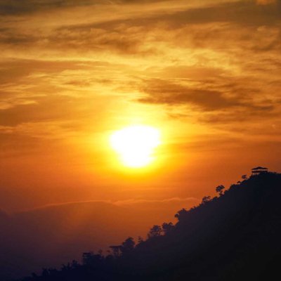 Puncak Botorono dari kejauhan