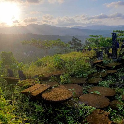 sunset in Nias island