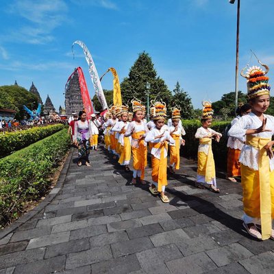 Tawur Agung Ceremony 2023 at Prambanan Temple Yogyakarta, In