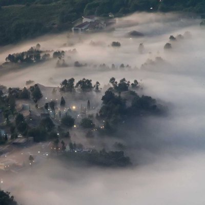 view desa cemoro lawang