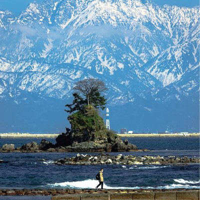 Tsurugi mount from Amaharashi coast
