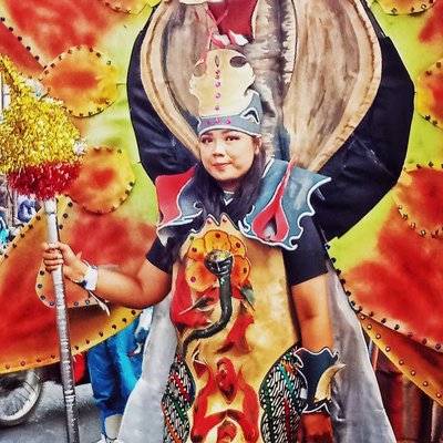 Recycled Carnival Costume 
