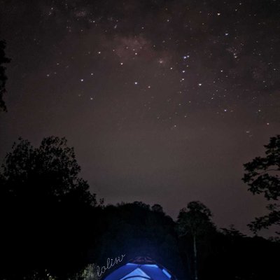 In the sky full of stars.